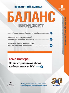 Баланс-Бюджет № 9